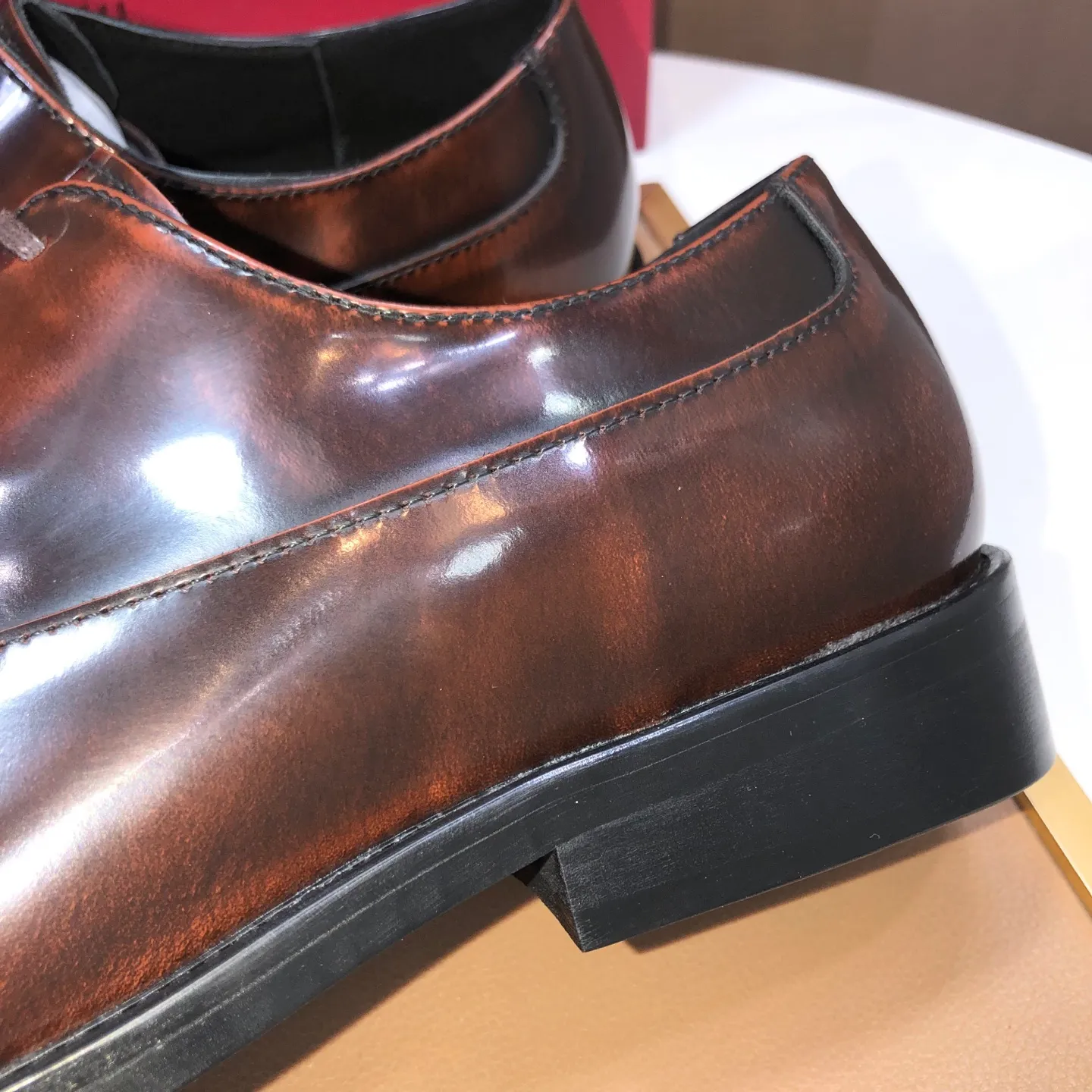 Men's shoes 💰540💰 [Ferragamo/Ferragamo] The latest model from the counter. Original imported high-quality cowhide with open sides + imported 🐂 cowhide lining + original luxury metal buckle + original combination outsole. Comparison is stress-free 38–45 (45 is custom-made and cannot be returned or exchanged)